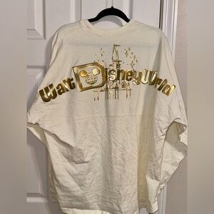 XL Disney World Pixie Dust Gold Jersey Spirit